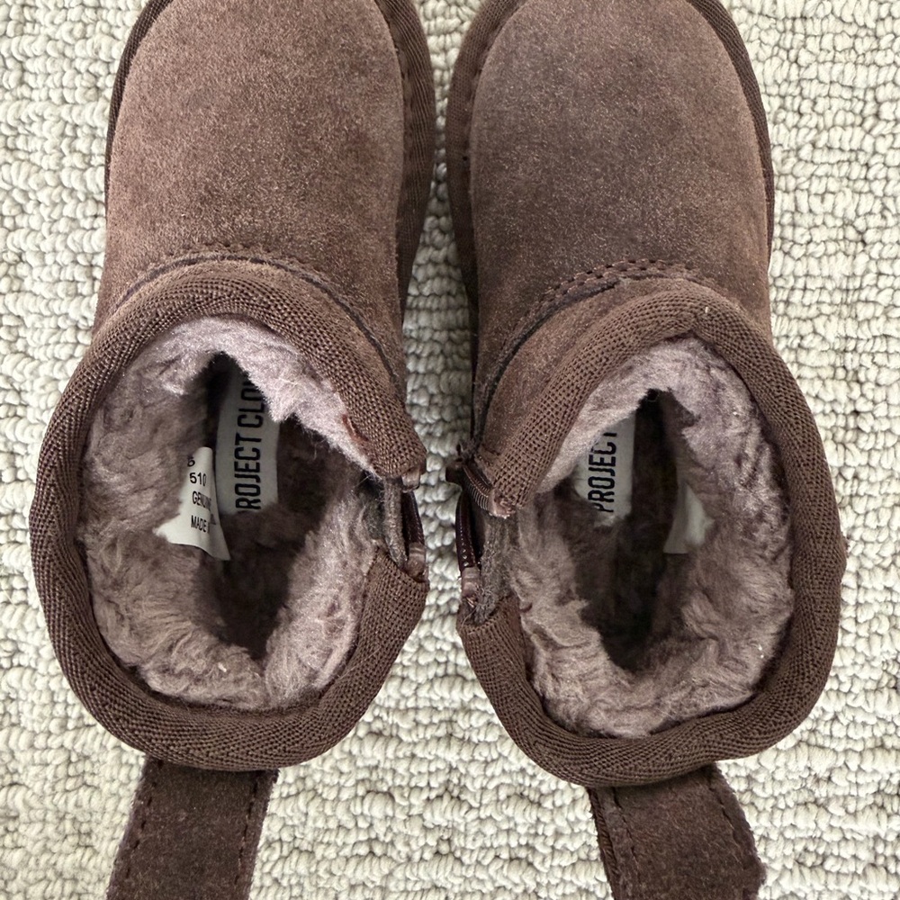 Project Cloud Toddler Fur Lined Boots - Picture 4 of 6